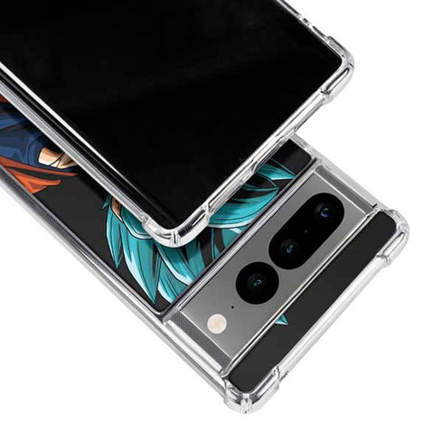 Dragon Ball Super Goku Google Pixel 7 Pro Clear Case